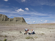Brian Rankin and Howard Hutchison in the Uinta Basin in eastern Utah