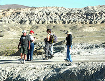 Jere Lipps and crew set out to explore the deposits laid down by the Pleistocene Lake Manix