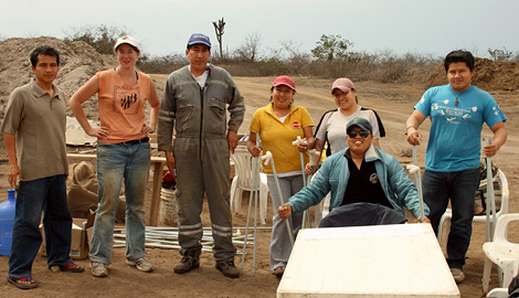 Emily and field crew