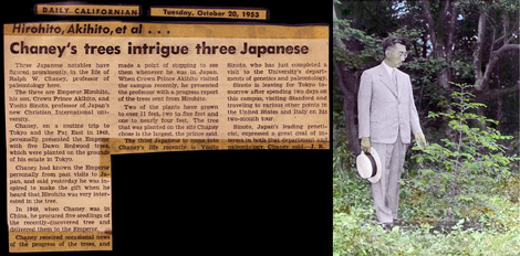 Hirohito article and lantern slide