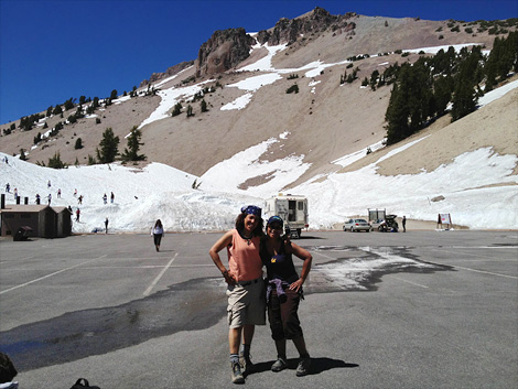 Snow at Lassen