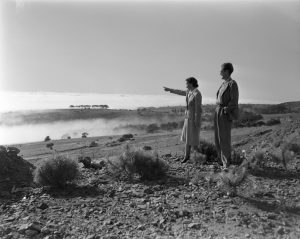Mrs. Charles Camp and her son, Charles Camp Jr., in South Africa (1947-48). Photo by Tesla Monson