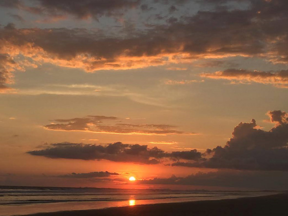 Doing field work on the Panamanian coast yielded more benefits than just the exquisite fossils. Our field site was an eroded coastline, and we were awarded with incredible views. 