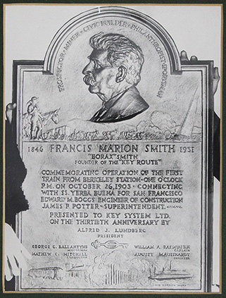 Borax Smith plaque