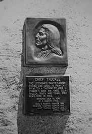 The Chief Truckee plaque