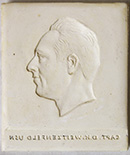 The mold for Huff's Weitzenfeld plaque