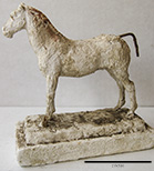 Horse sculpture missing tail