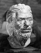 Sculpture of Cro-Magnon Man for PAJM