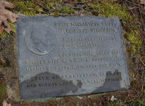Doris grave marker plaque