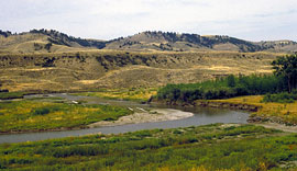 Confluence of the Judith and Missouri Rivers