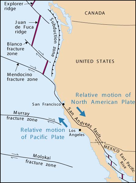 What Is The Geographic Example Of A Transform Fault Boundary