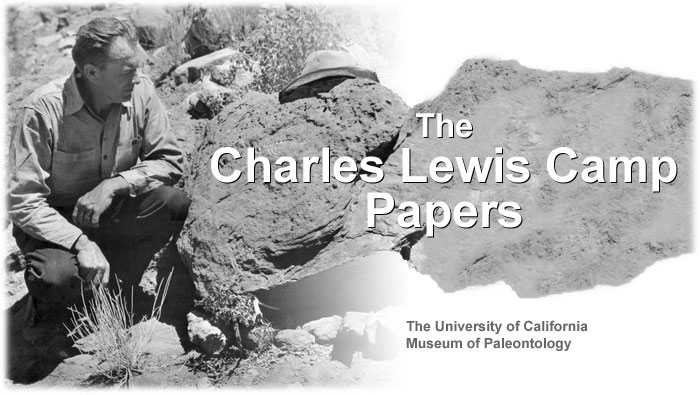 The Charles Lewis Camp Papers