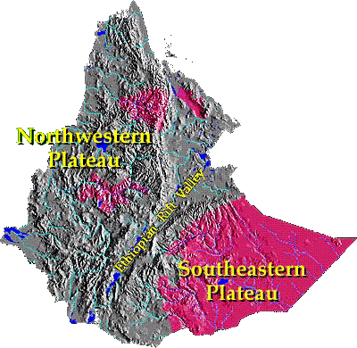 Location of Mesozoic sediments