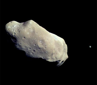 Asteroid Ida and moon
