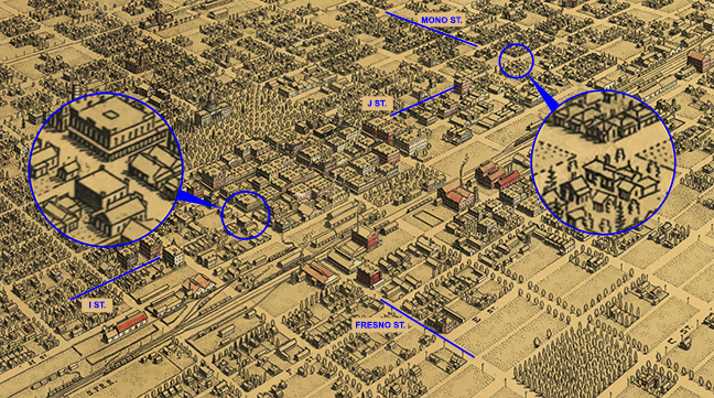 Huff stable locations in Fresno
