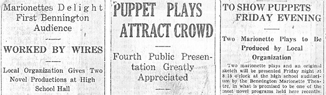 Marionette articles