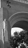 One of the male figures on the Arch of Triumph