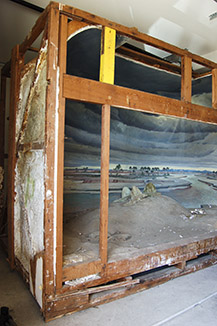 The left side of the Permian diorama, 2014