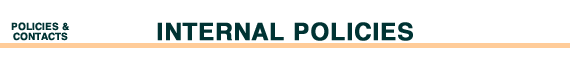 Internal Policies banner