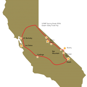 Map of field trip stops