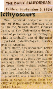 September 3, 1954, Daily Californian article